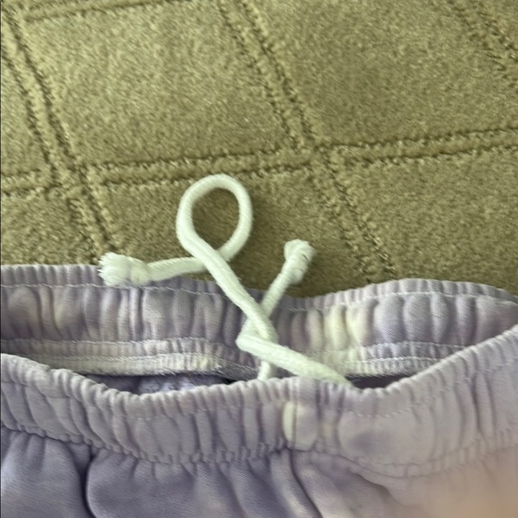 PacSun Purple and Cream Tie-Dye Joggers - Picture 3 of 4